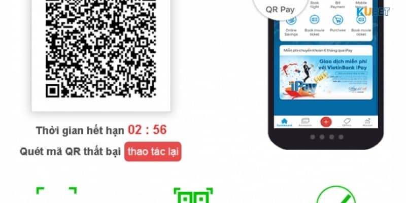 Nạp tiền vào tài khoản Kubet nhận được nhiều lợi ích đặc biệt