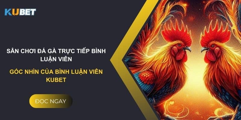 Sân chơi đá gà trực tiếp bình luận viên: Góc nhìn của bình luận viên Kubet