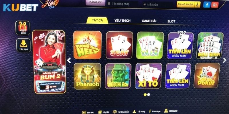 Tổng hợp các loại game bài đổi thưởng sieumanga